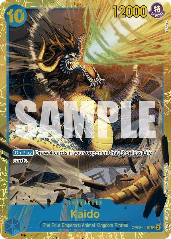 Kaido (OP05-118) (Reprint) — Premium Booster -The Best- — One Piece Card Game