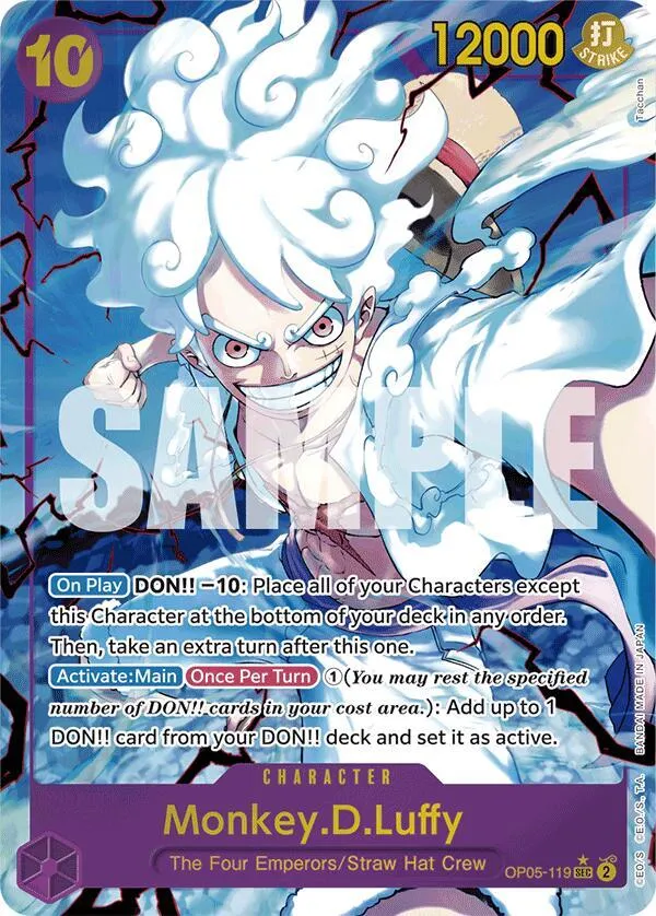 Monkey.D.Luffy (OP05-119) (Alternate Art) — Premium Booster -The Best- — One Piece Card Game
