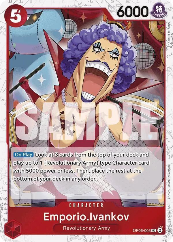 Emporio.Ivankov (Jolly Roger Foil) — Premium Booster -The Best- — One Piece Card Game