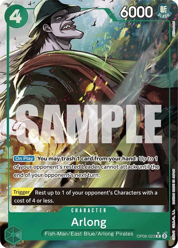 Arlong (Full Art) — Premium Booster -The Best- — One Piece Card Game