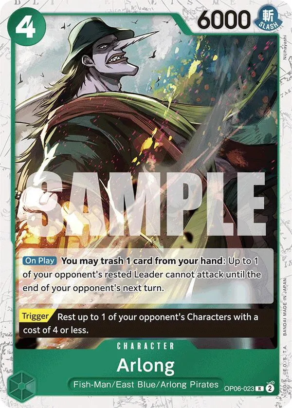 Arlong (Jolly Roger Foil) — Premium Booster -The Best- — One Piece Card Game