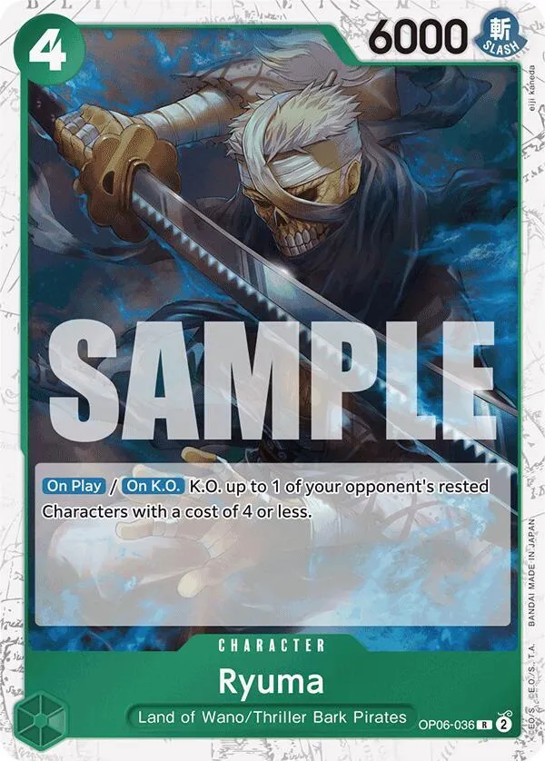 Ryuma (Jolly Roger Foil) — Premium Booster -The Best- — One Piece Card Game