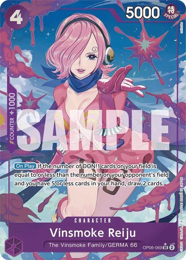 Vinsmoke Reiju (OP06-069) (Alternate Art) — Premium Booster -The Best- — One Piece Card Game