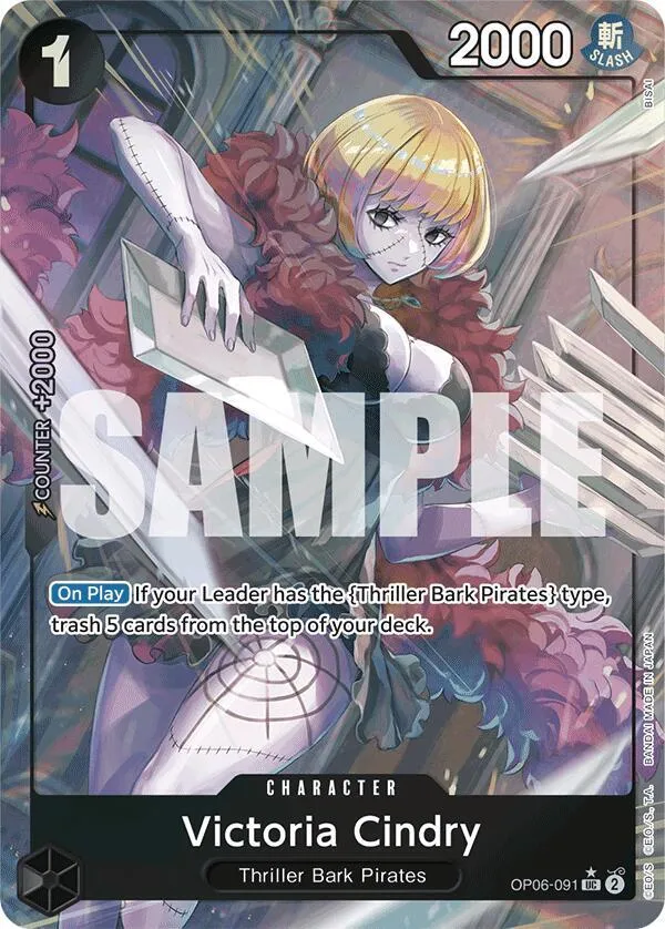 Victoria Cindry (Full Art) — Premium Booster -The Best- — One Piece Card Game