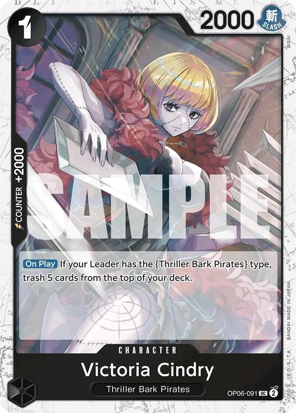 Victoria Cindry (Jolly Roger Foil) — Premium Booster -The Best- — One Piece Card Game