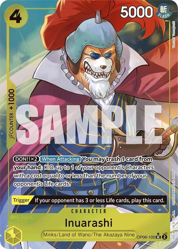 Inuarashi (Full Art) — Premium Booster -The Best- — One Piece Card Game