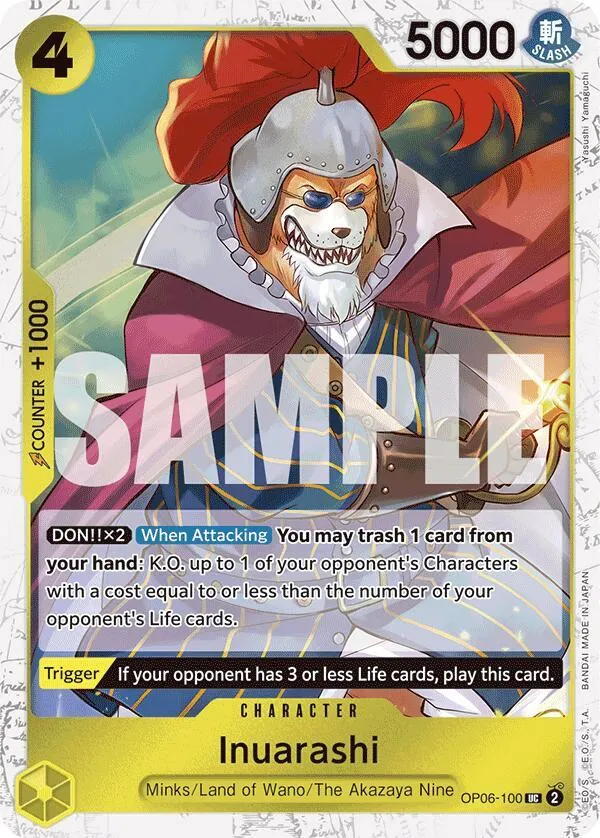 Inuarashi (Jolly Roger Foil) — Premium Booster -The Best- — One Piece Card Game