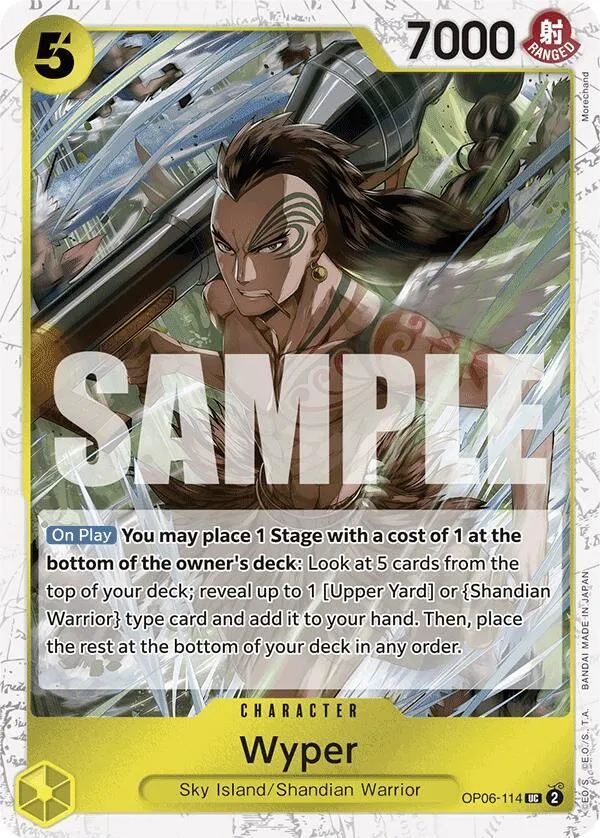 Wyper (Jolly Roger Foil) — Premium Booster -The Best- — One Piece Card Game