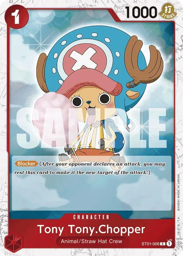 Tony Tony.Chopper (ST01-006) (Jolly Roger Foil) — Premium Booster -The Best- — One Piece Card Game