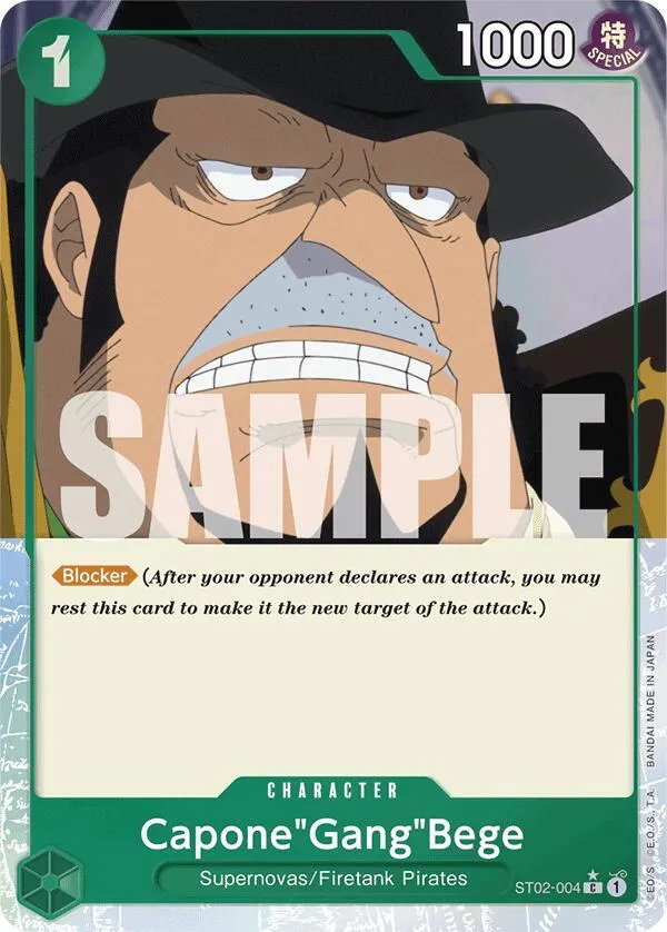 Capone"Gang"Bege (ST02-004) (Full Art) — Premium Booster -The Best- — One Piece Card Game