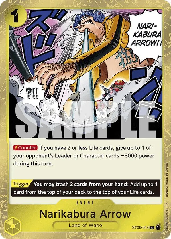 Narikabura Arrow (Jolly Roger Foil) — Premium Booster -The Best- — One Piece Card Game