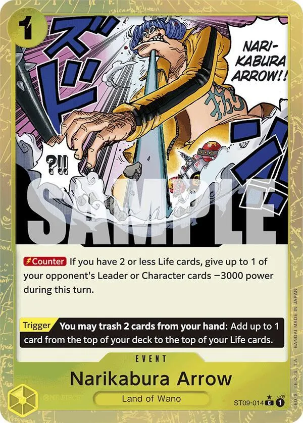 Narikabura Arrow (Textured Foil) — Premium Booster -The Best- — One Piece Card Game