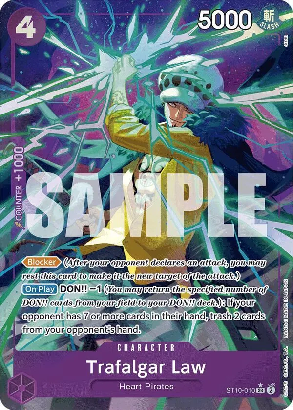 Trafalgar Law (ST10-010) (Alternate Art) — Premium Booster -The Best- — One Piece Card Game