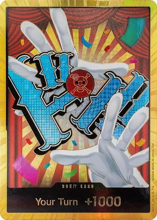 DON!! Card (Buggy) (Gold) — Premium Booster -The Best- Vol. 2 — One Piece Card Game