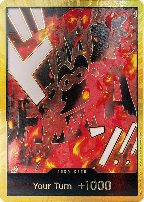 DON!! Card (Dragon) (Gold) — Premium Booster -The Best- Vol. 2 — One Piece Card Game