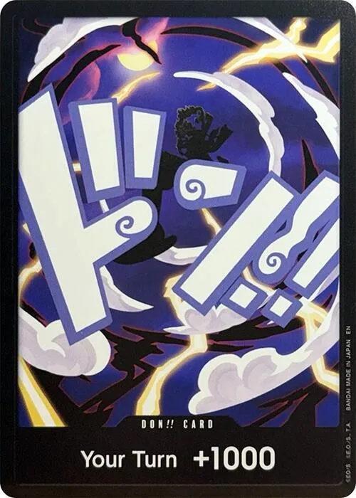 DON!! Card (GEAR5 Luffy) — Premium Booster -The Best- Vol. 2 — One Piece Card Game