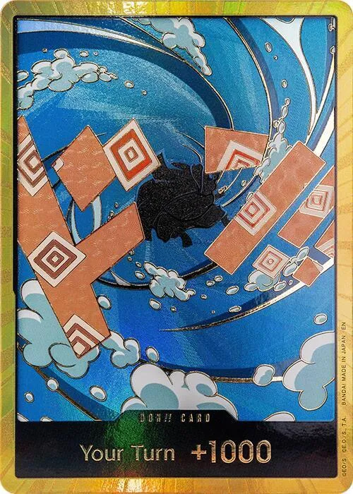 DON!! Card (Jinbe) (Gold) from Premium Booster -The Best- Vol. 2 - One Piece Card Game