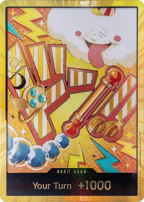 DON!! Card (Nami) (Gold) — Premium Booster -The Best- Vol. 2 — One Piece Card Game