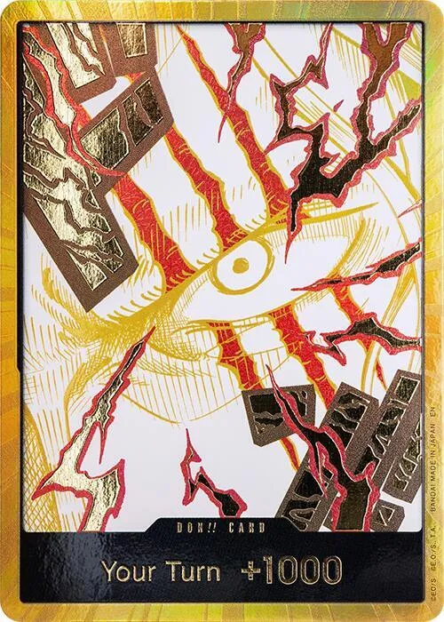 DON!! Card (Shanks) (Gold) — Premium Booster -The Best- Vol. 2 — One Piece Card Game