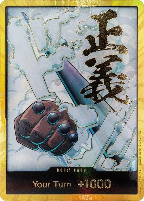 DON!! Card (Smoker) (Gold) — Premium Booster -The Best- Vol. 2 — One Piece Card Game