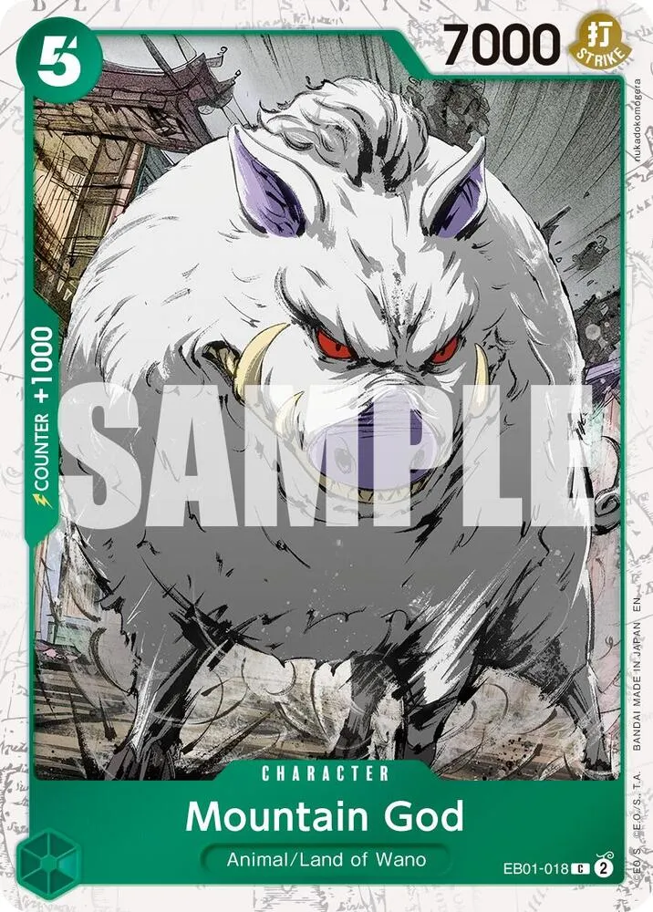 Mountain God (Pirate Foil) from Premium Booster -The Best- Vol. 2 - One Piece Card Game
