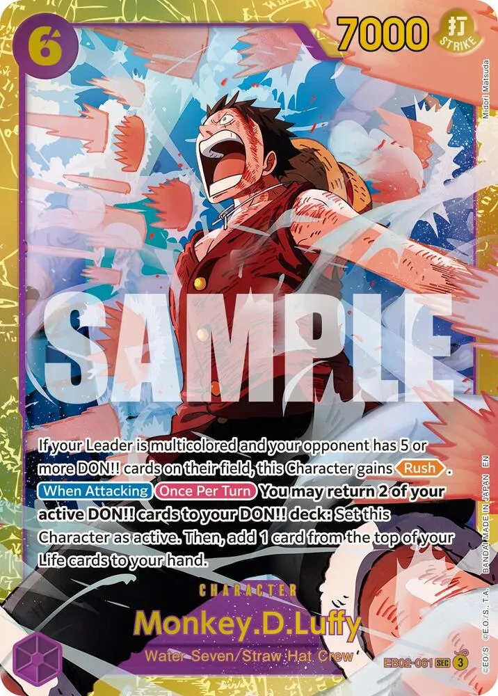 Monkey.D.Luffy - EB02-061 (Reprint) — Premium Booster -The Best- Vol. 2 — One Piece Card Game