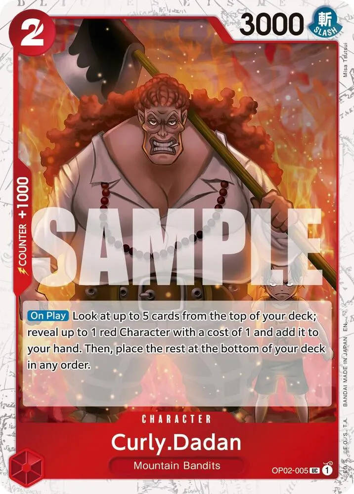 Curly.Dadan (Pirate Foil) — Premium Booster -The Best- Vol. 2 — One Piece Card Game