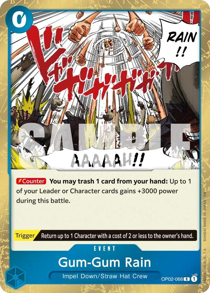 Gum-Gum Rain (Reprint) — Premium Booster -The Best- Vol. 2 — One Piece Card Game