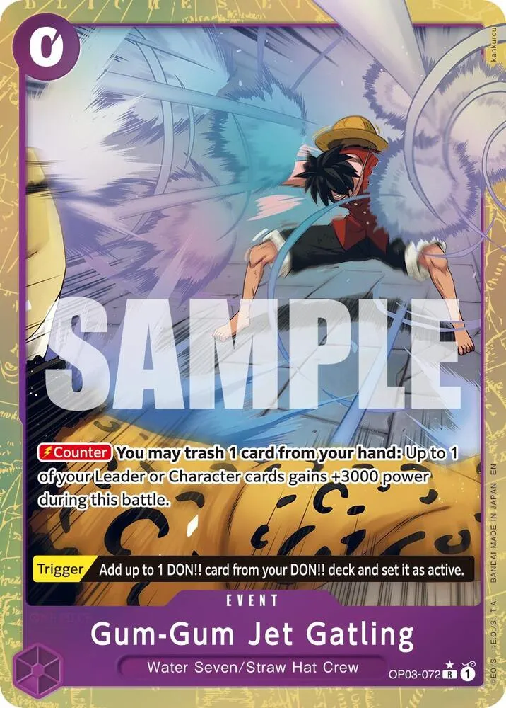 Gum-Gum Jet Gatling (OP03-072) — Premium Booster -The Best- Vol. 2 — One Piece Card Game