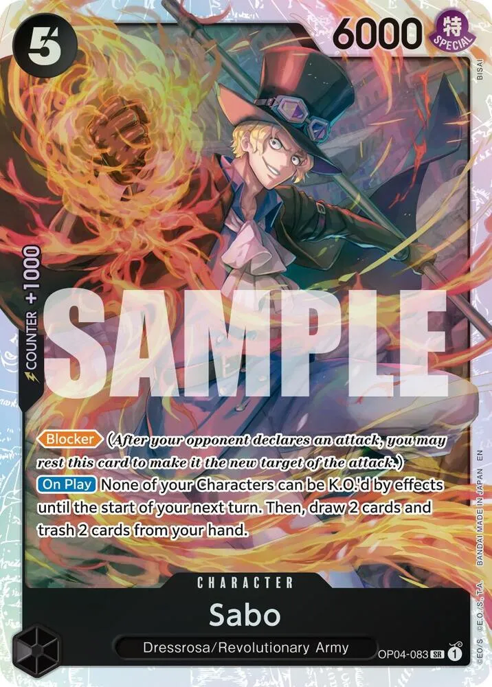 Sabo - OP04-083 (Reprint) — Premium Booster -The Best- Vol. 2 — One Piece Card Game