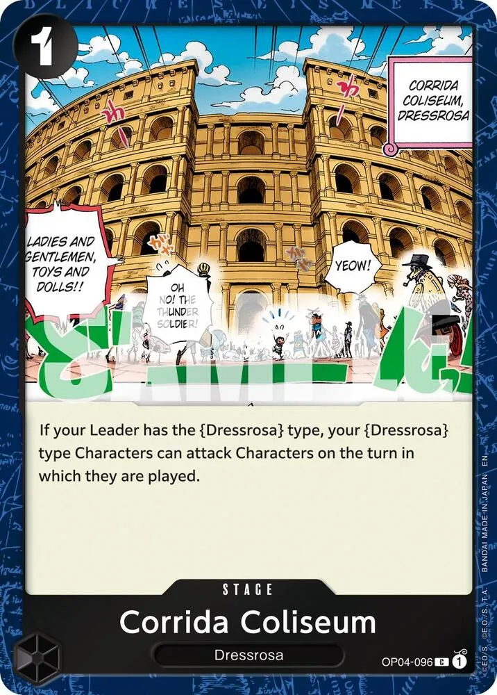 Corrida Coliseum (Pirate Foil) — Premium Booster -The Best- Vol. 2 — One Piece Card Game