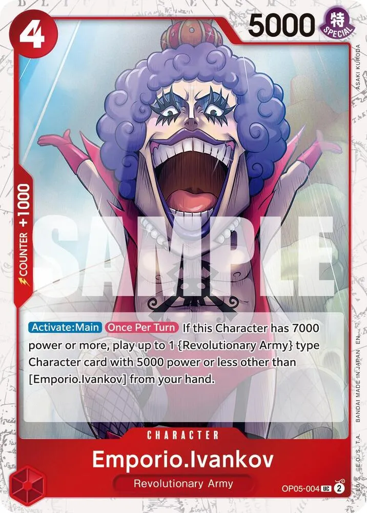 Emporio.Ivankov (Pirate Foil) — Premium Booster -The Best- Vol. 2 — One Piece Card Game