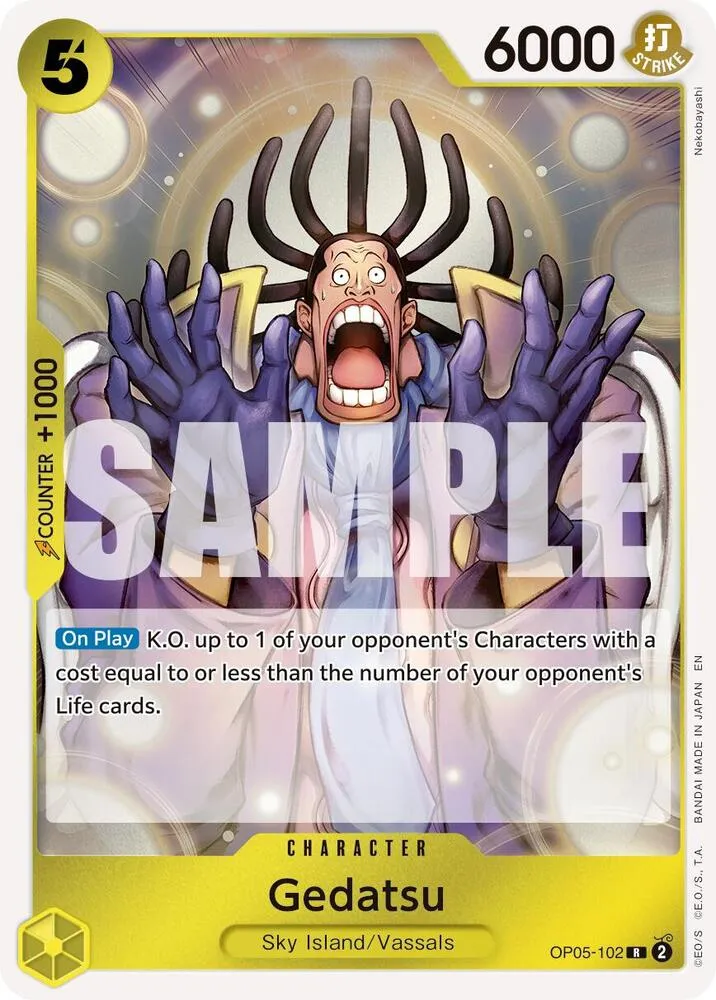 Gedatsu (Reprint) — Premium Booster -The Best- Vol. 2 — One Piece Card Game