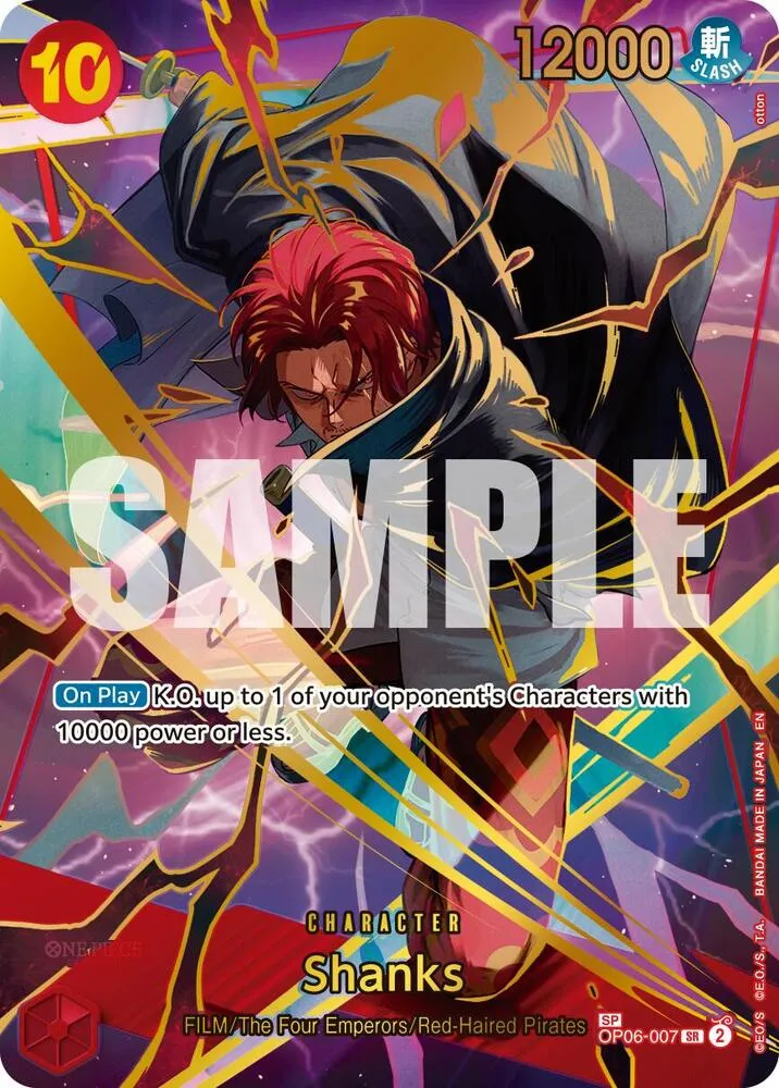 Shanks (OP06-007) — Premium Booster -The Best- Vol. 2 — One Piece Card Game