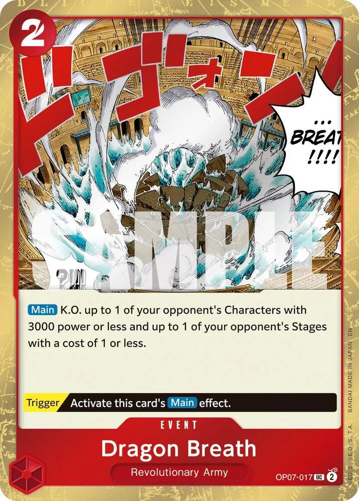 Dragon Breath (Pirate Foil) — Premium Booster -The Best- Vol. 2 — One Piece Card Game