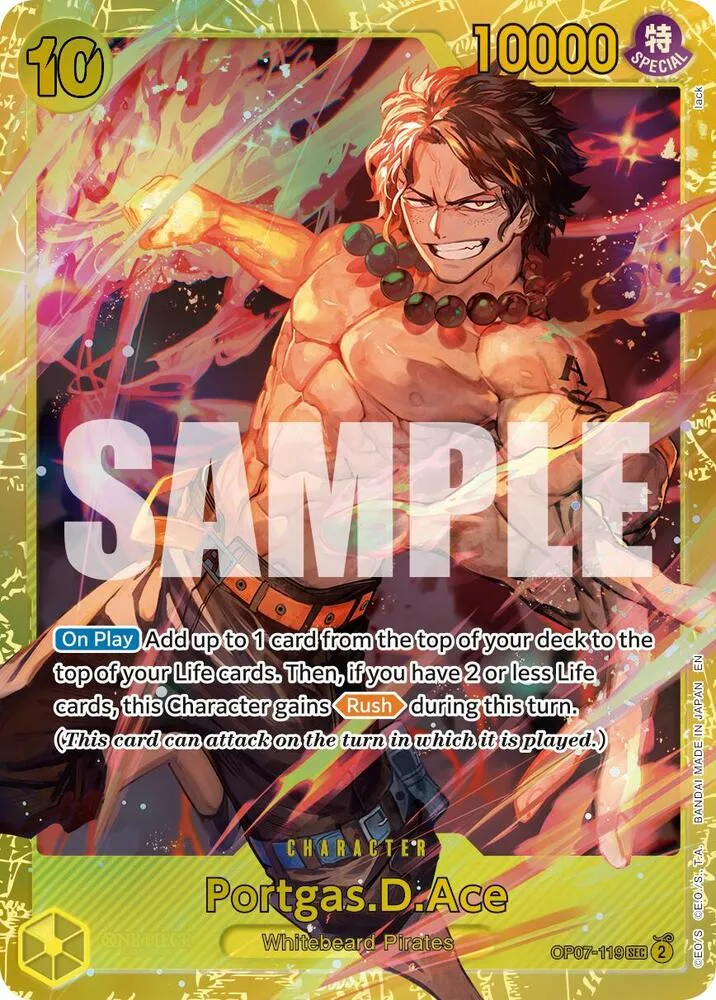 Portgas.D.Ace - OP07-119 (Reprint) — Premium Booster -The Best- Vol. 2 — One Piece Card Game
