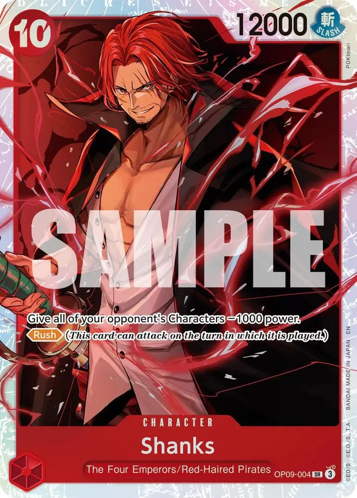 Shanks - OP09-004 (Reprint) — Premium Booster -The Best- Vol. 2 — One Piece Card Game
