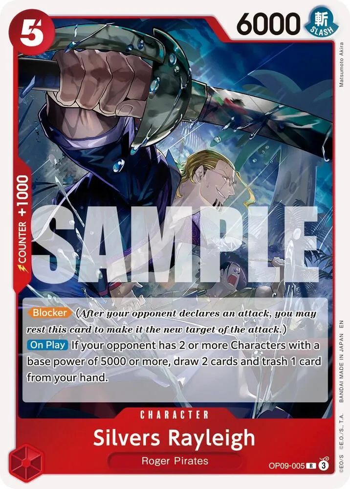 Silvers Rayleigh - OP09-005 (Reprint) — Premium Booster -The Best- Vol. 2 — One Piece Card Game