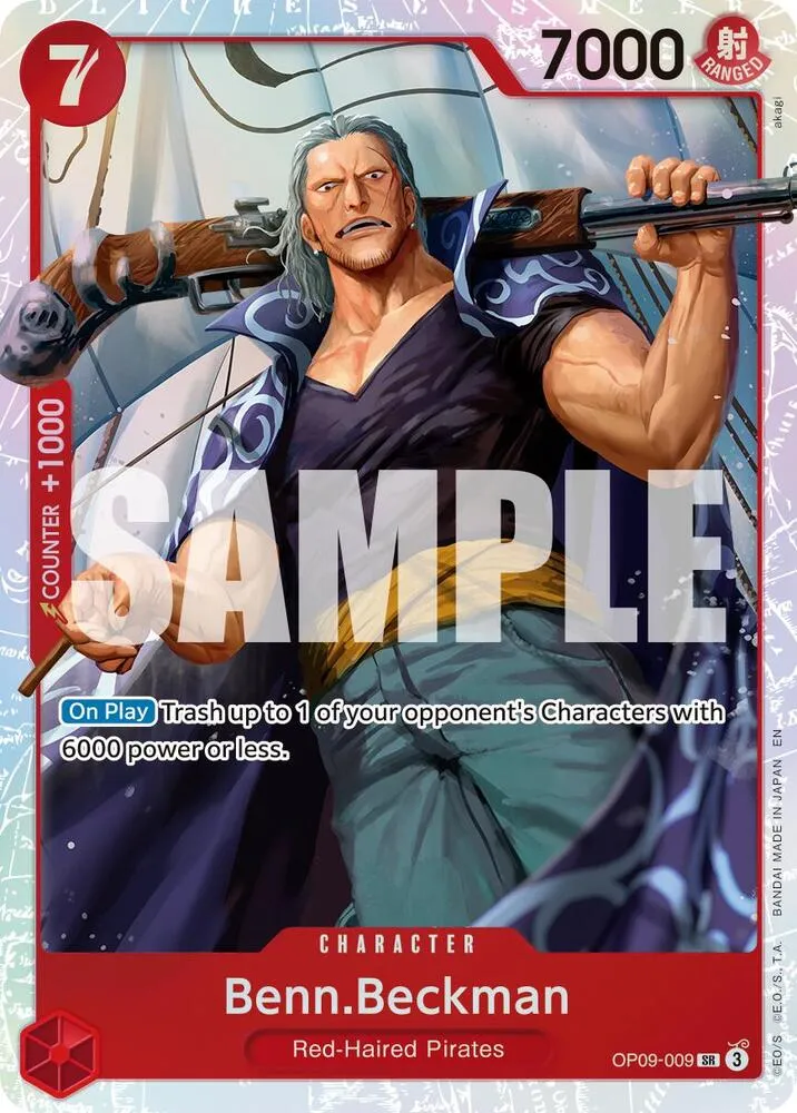 Benn.Beckman (Reprint) from Premium Booster -The Best- Vol. 2 - One Piece Card Game