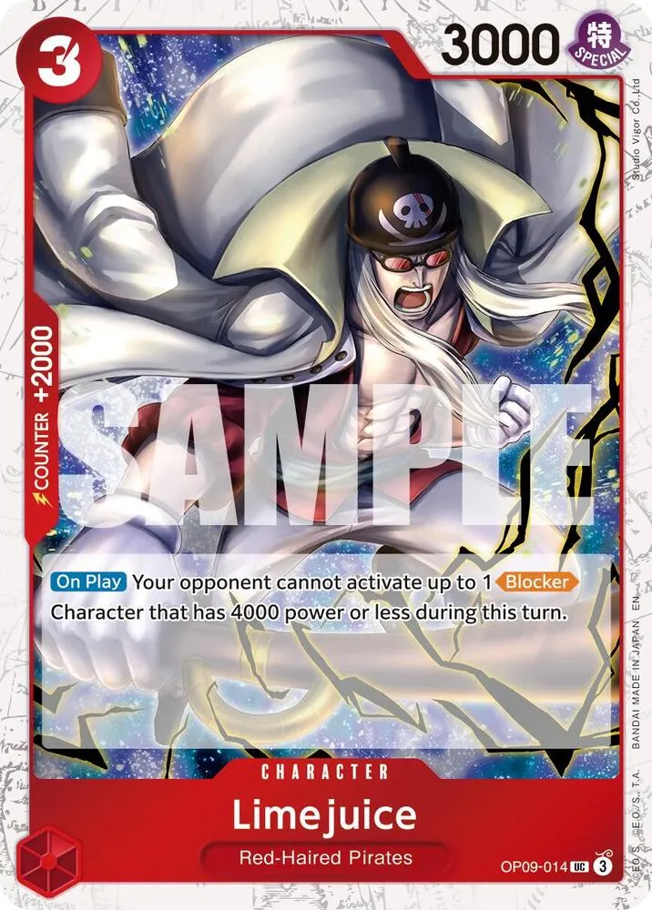 Limejuice (Pirate Foil) from Premium Booster -The Best- Vol. 2 - One Piece Card Game