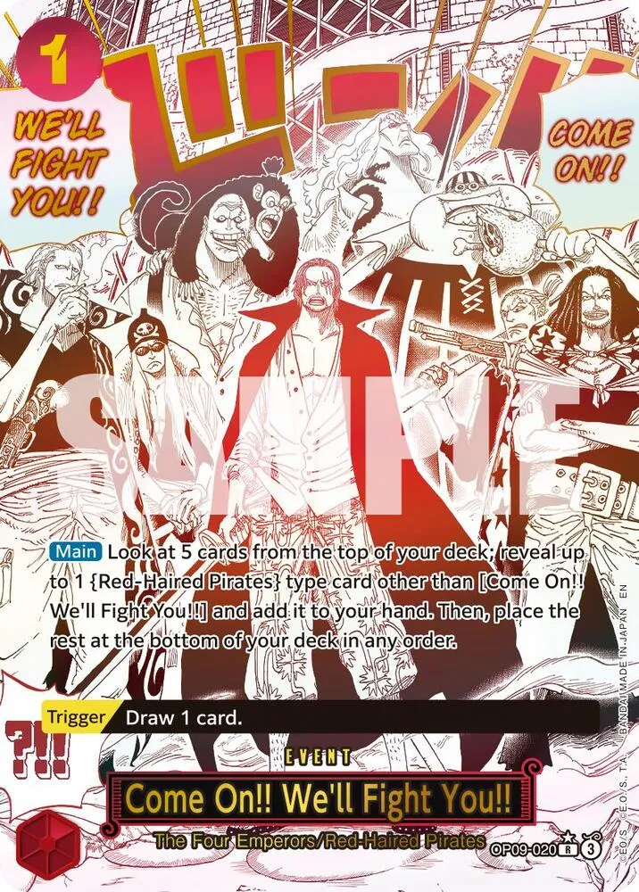 Come On!! We'll Fight You!! (OP09-020) — Premium Booster -The Best- Vol. 2 — One Piece Card Game