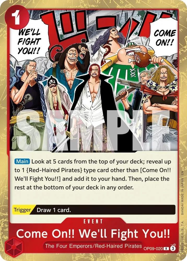 Come On!! We'll Fight You!! (Reprint) — Premium Booster -The Best- Vol. 2 — One Piece Card Game