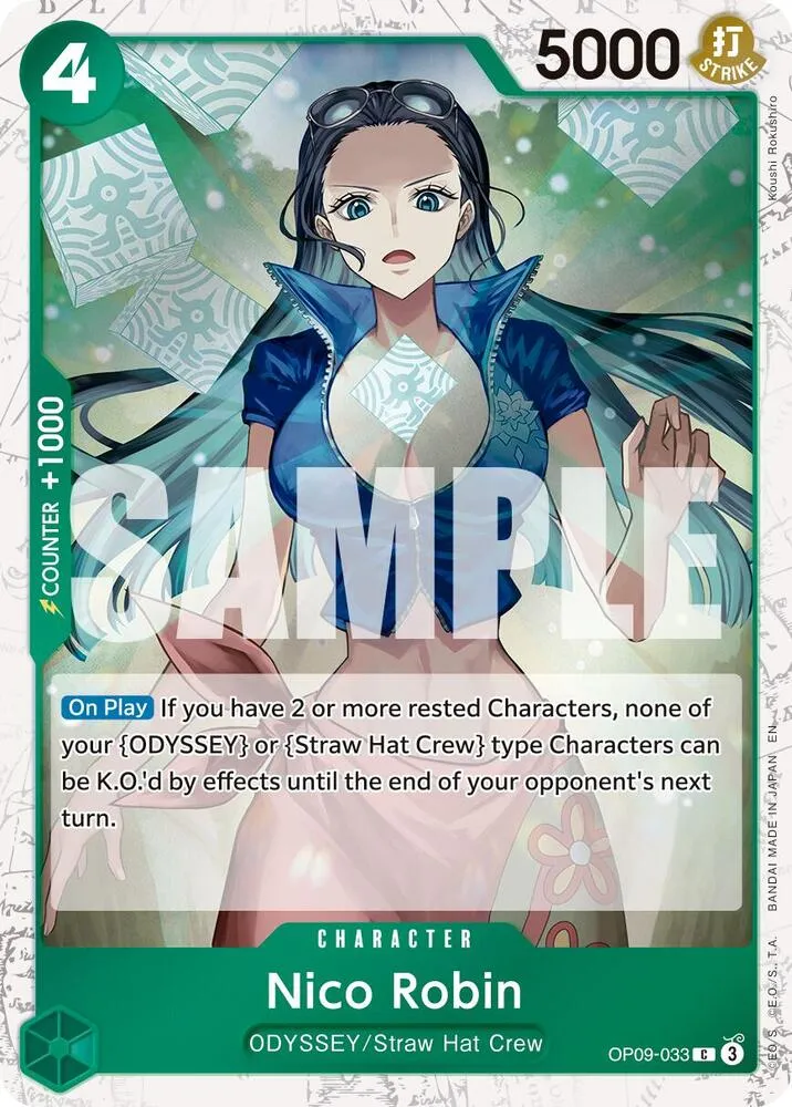 Nico Robin - OP09-033 (Pirate Foil) — Premium Booster -The Best- Vol. 2 — One Piece Card Game