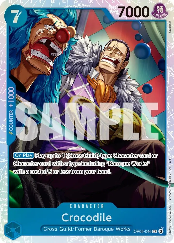 Crocodile - OP09-046 (Reprint) — Premium Booster -The Best- Vol. 2 — One Piece Card Game