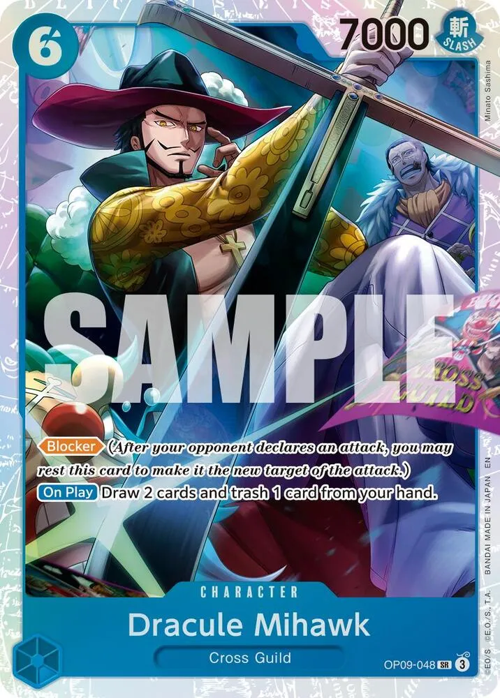 Dracule Mihawk - OP09-048 (Reprint) — Premium Booster -The Best- Vol. 2 — One Piece Card Game