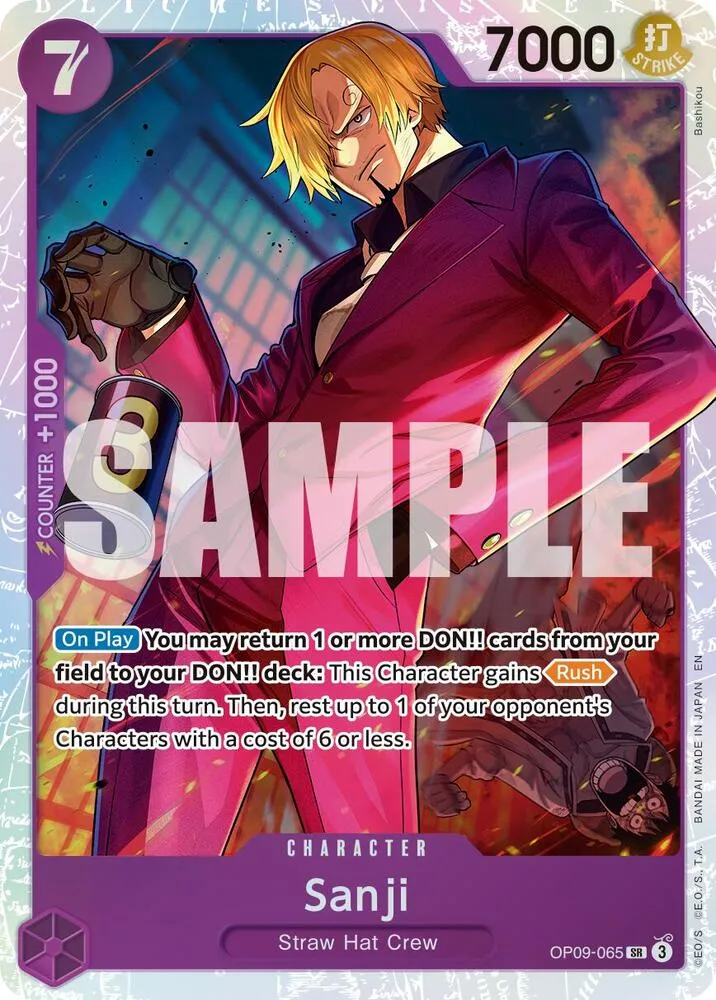 Sanji - OP09-065 (Reprint) — Premium Booster -The Best- Vol. 2 — One Piece Card Game