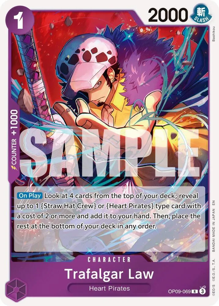 Trafalgar Law - OP09-069 (Reprint) — Premium Booster -The Best- Vol. 2 — One Piece Card Game