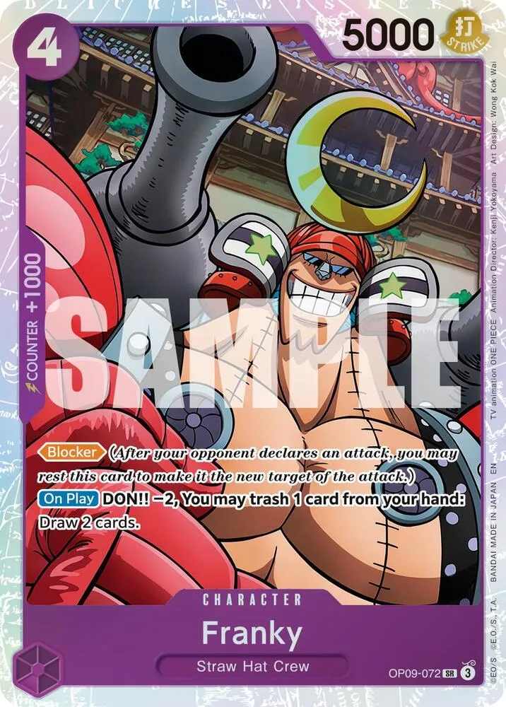 Franky - OP09-072 (Reprint) — Premium Booster -The Best- Vol. 2 — One Piece Card Game