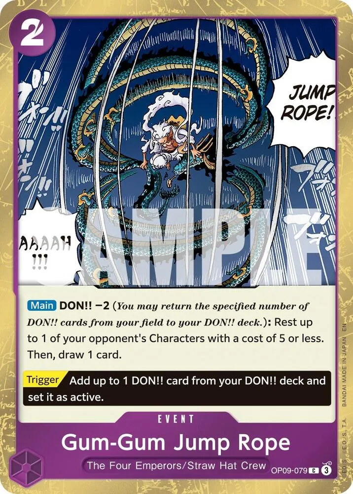 Gum-Gum Jump Rope (Pirate Foil) — Premium Booster -The Best- Vol. 2 — One Piece Card Game
