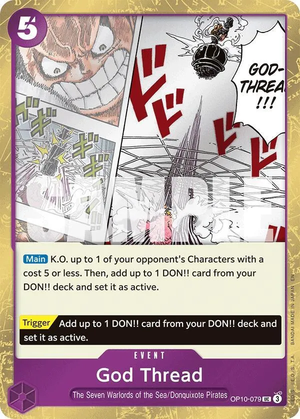 God Thread (Pirate Foil) — Premium Booster -The Best- Vol. 2 — One Piece Card Game